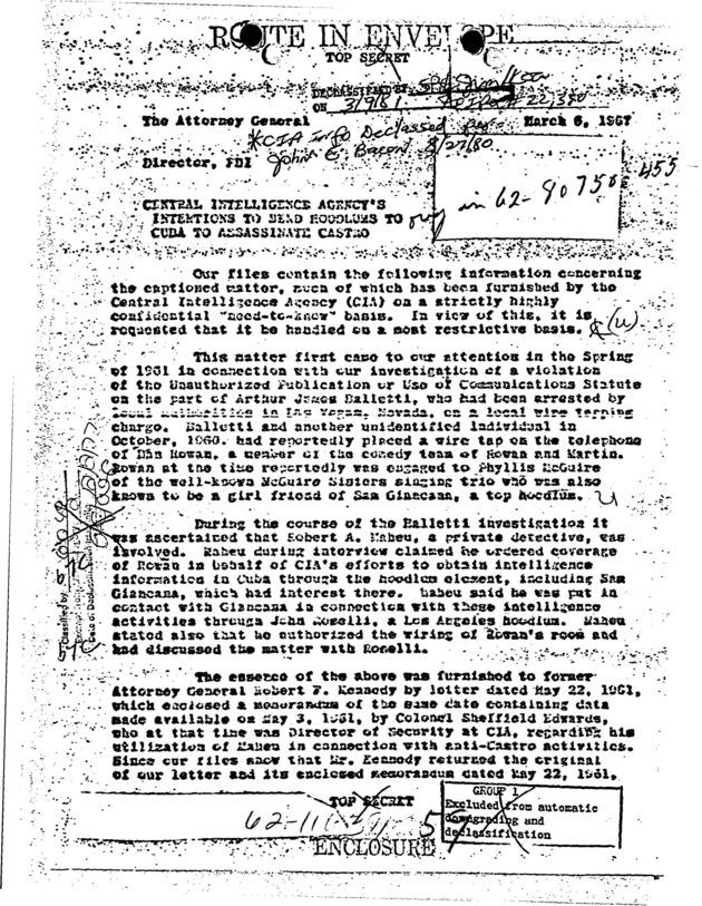 Η διαρκής συνωμοσία CIA – μαφίας και οι… επτά ψυχές του Φιντέλ Κάστρο