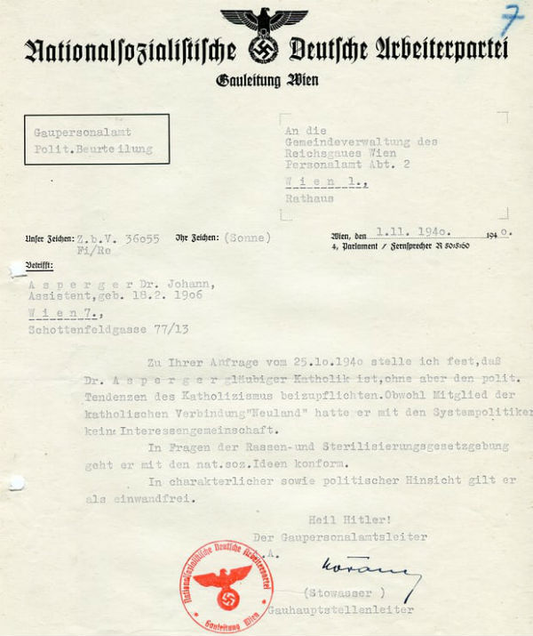 «Συνεργάτης των ναζί» ο παιδίατρος Άσπεργκερ
