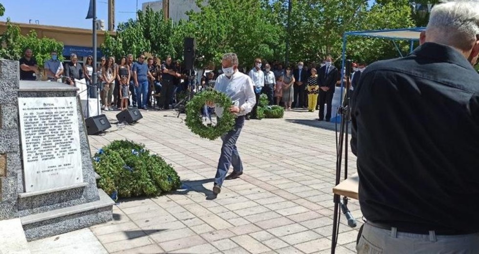 Τίμησαν την 76η Επέτειος του Ολοκαυτώματος των Ανωγείων