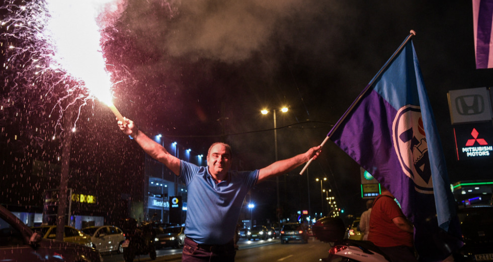 Στιγμές από τις εκλογές
