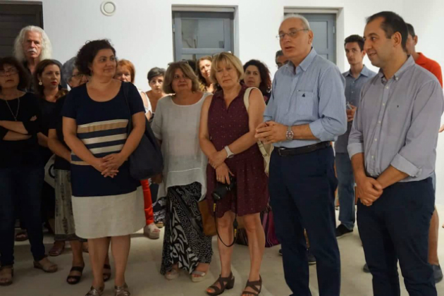 Εγκαινιάστηκε η έκθεση του Χρ. Μποκόρου στην Πινακοθήκη Βιάννου