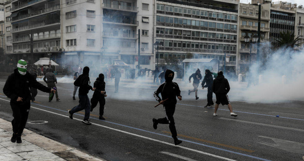 Χημικά στο μαθητικό συλλαλητήριο της Αθήνας