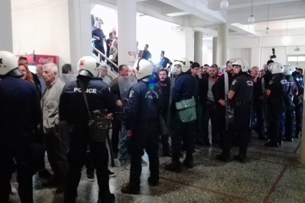 Επεισόδια στα δικαστήρια Ηρακλείου