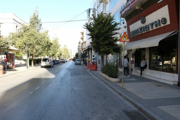 Ηράκλειο: Στη Λ. Δικαιοσύνης τα έργα – Κίνδυνος για 42 δέντρα