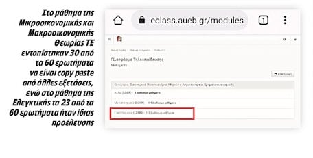Οι εξετάσεις τού «copy paste»