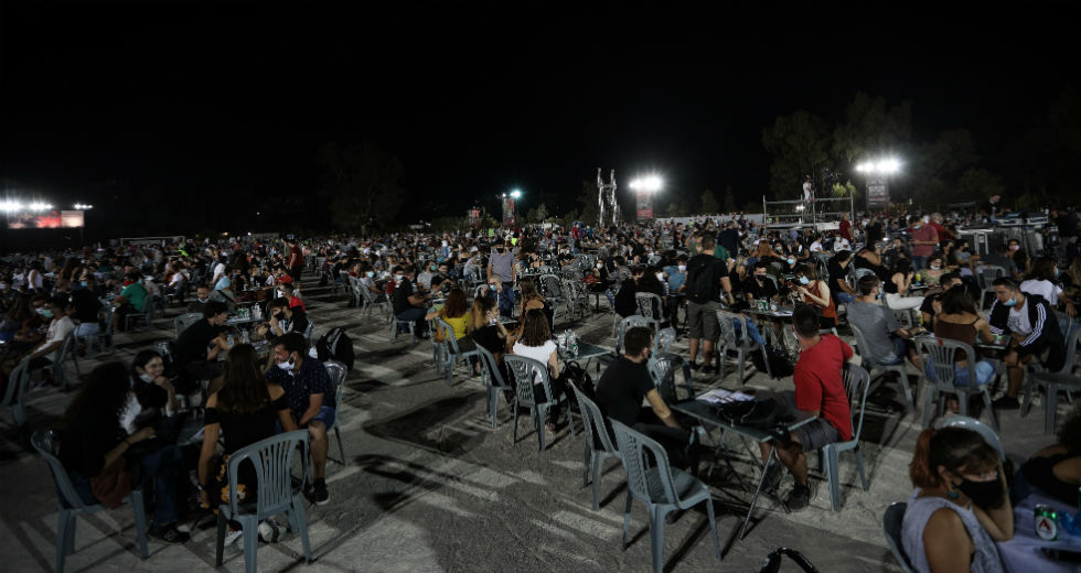 Η πρώτη μέρα του φεστιβάλ της ΚΝΕ- Οδηγητή