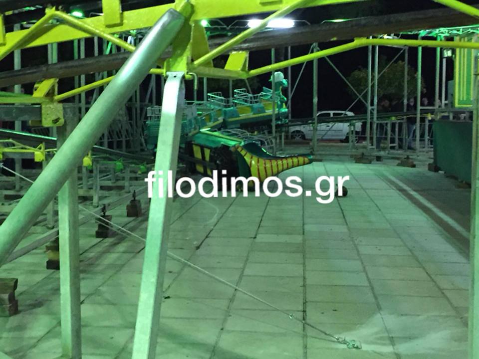 Ατύχημα με τρενάκι σε λούνα παρκ, δύο συλλήψεις