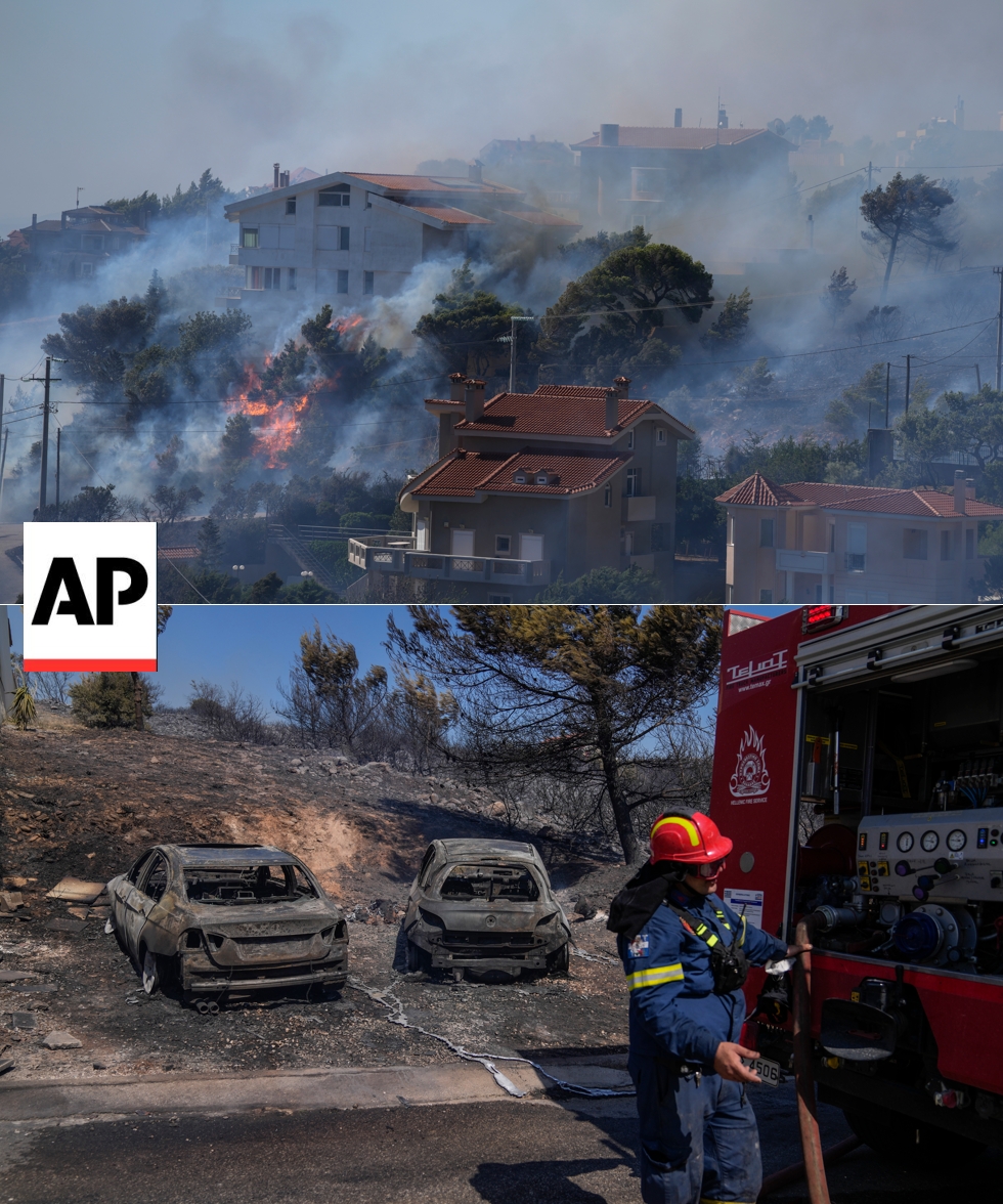 Σε διεθνή μέσα η πύρινη κόλαση στην Αττική