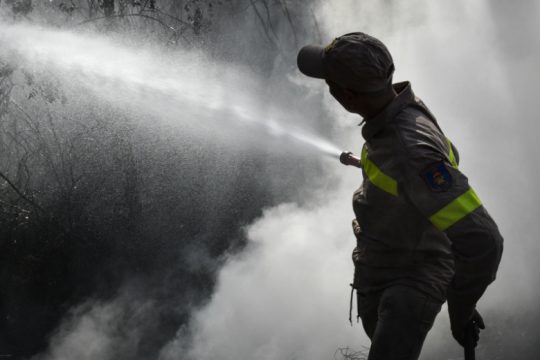 Μήνυμα 112 για πυρκαγιά στη Θεσπρωτία