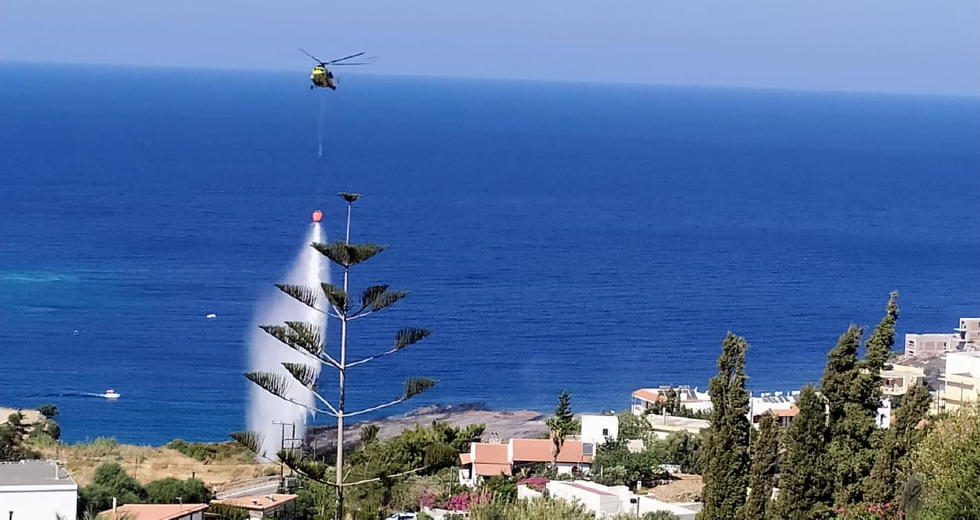 Έσβησε η φωτιά στην Αγία Πελαγία