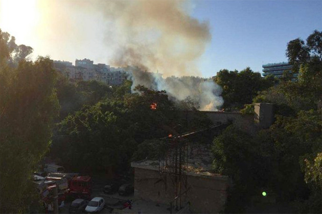 Πυρκαγιά στο κέντρο του Ηρακλείου