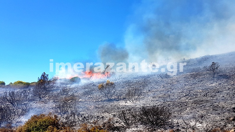 Μάχη με τις φλόγες για τρίτη ημέρα