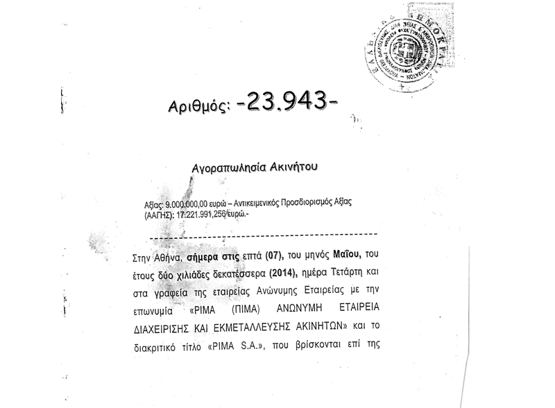 Σκάνδαλο «Ναυαγίου»: Από πολύφερνη νύφη, βαρίδι η Pimana S.A. για τους Καταριανούς