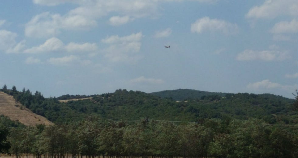 Δασική έκταση κατακαίει η πυρκαγιά στην Αλεξανδρούπολη