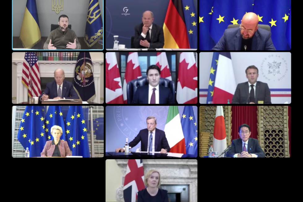 Ο Ζελένσκι ζήτησε από τους G7 διεθνή δύναμη παρακολούθησης στη Λευκορωσία