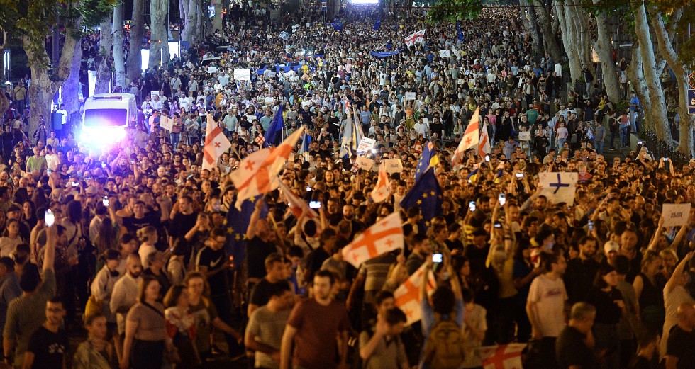 Δεκάδες χιλιάδες Γεωργιανοί ζήτησαν ένταξη της χώρας στην Ε.Ε.