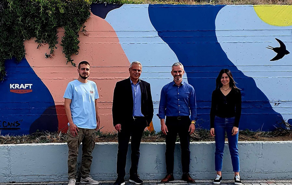 Εντυπωσιακό graffiti για την Ισότητα και την Αποδοχή στην παραλιακή Ηρακλείου