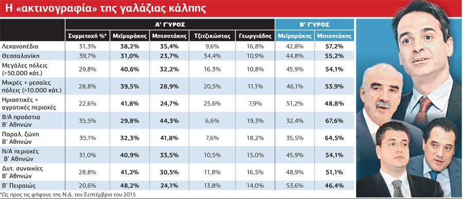 Κοινωνιολογικές τομές στην εκλογή αρχηγού