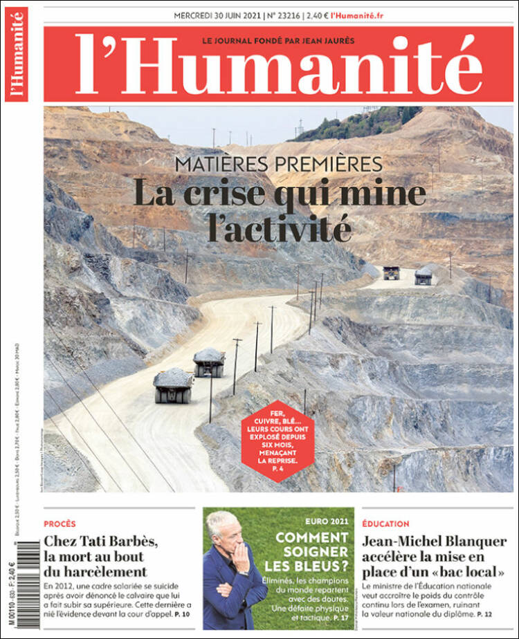 Ανασκόπηση διεθνούς Τύπου 30.6.2021