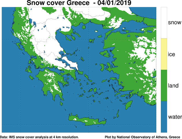 Στα «λευκά» το 51% της Ελλάδας