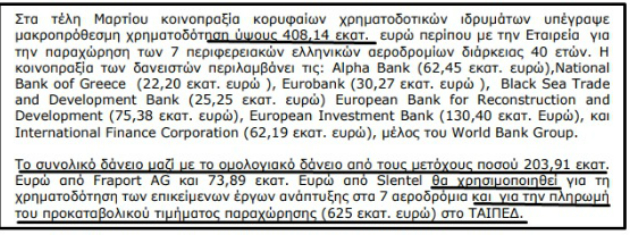 «Η αλήθεια για τις “επενδύσεις” της Fraport»
