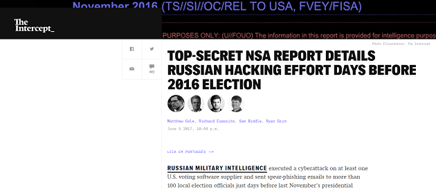 Σύλληψη εργαζόμενης της NSA για τις ρωσικές κυβερνοεπιθέσεις