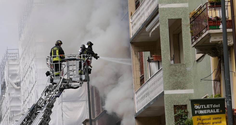 Έκρηξη σε φορτηγό με φιάλες αερίου στο Μιλάνο