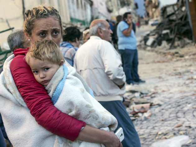 Εικόνες απ’ την κόλαση του Δάντη στην κεντρική Ιταλία