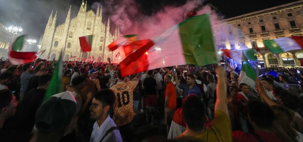 Ξέφρενοι πανηγυρισμοί στην Ιταλία για τον θρίαμβο στο Euro