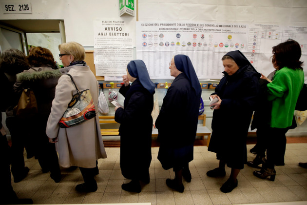 Πρώτο κόμμα τα Πέντε Αστέρια σύμφωνα με τα exit polls