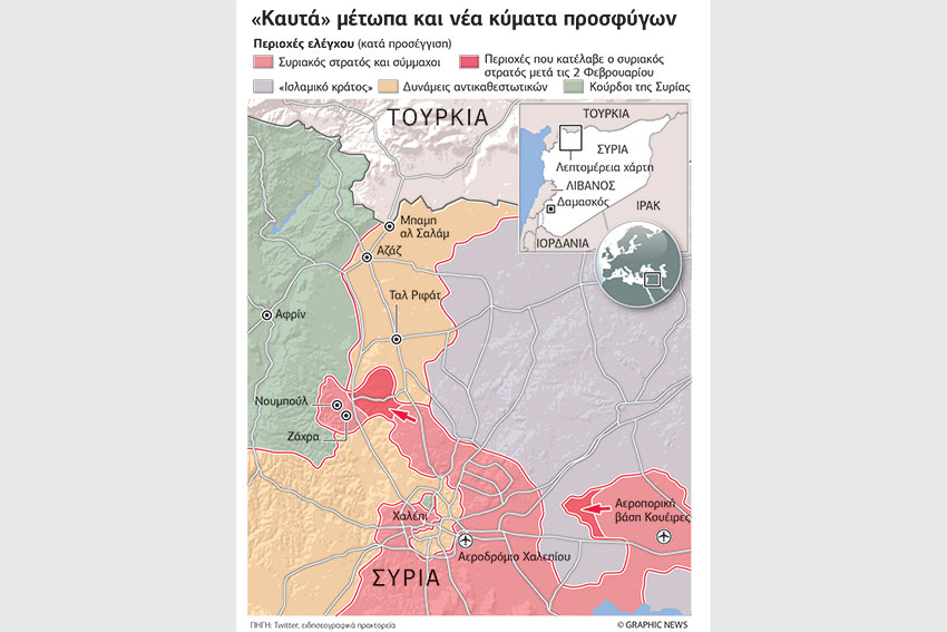 Συνωστισμός στα τουρκικά σύνορα