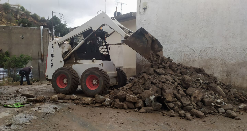 Καταιγίδες και κατολισθήσεις στην ανατολική Κρήτη