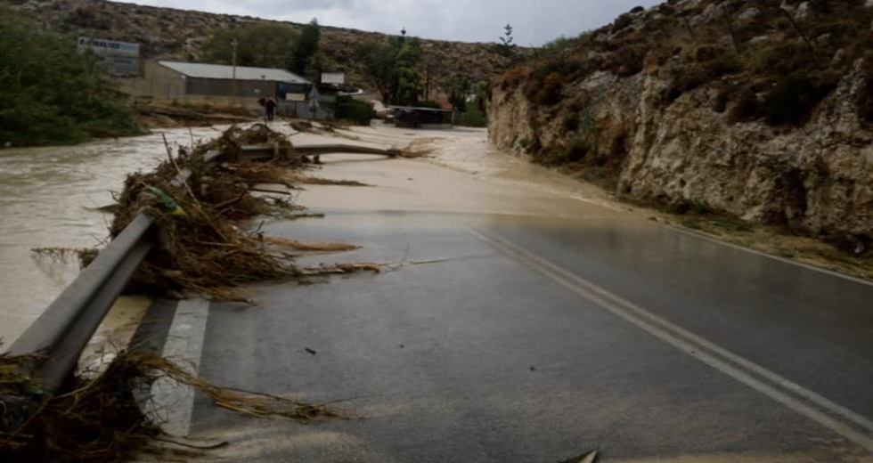 Σαρωτικό το πέρασμα της κακοκαιρίας στην Κρήτη