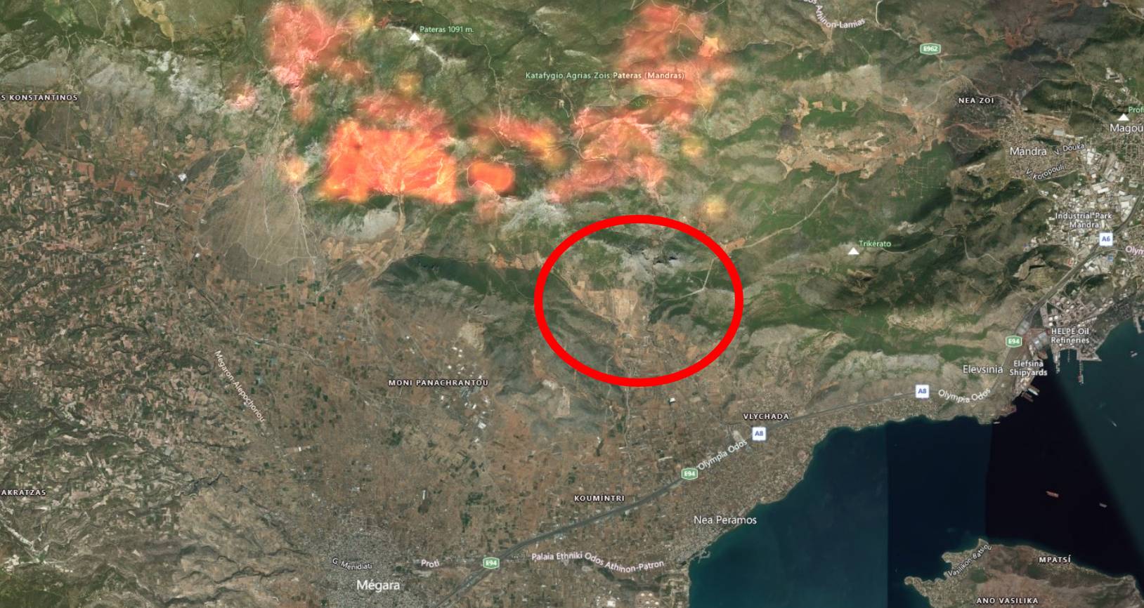 Προσπάθειες να ελεγχθεί το μέτωπο στο Καντήλι
