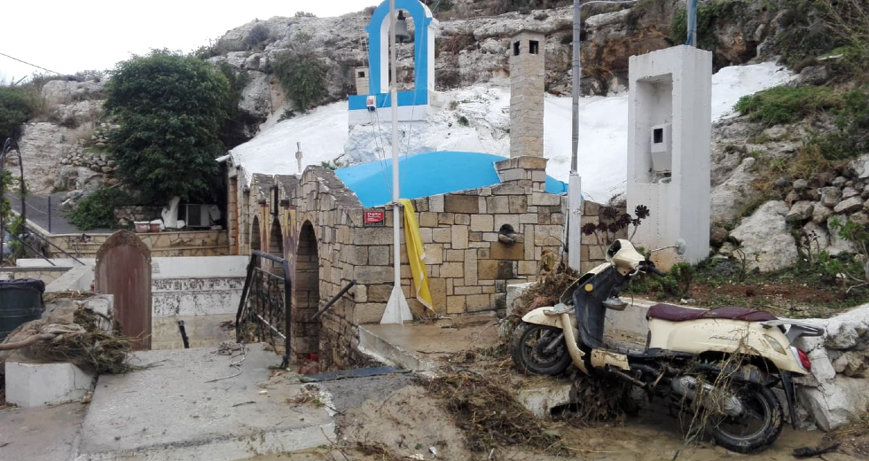 Σαρωτικό το πέρασμα της κακοκαιρίας στην Κρήτη