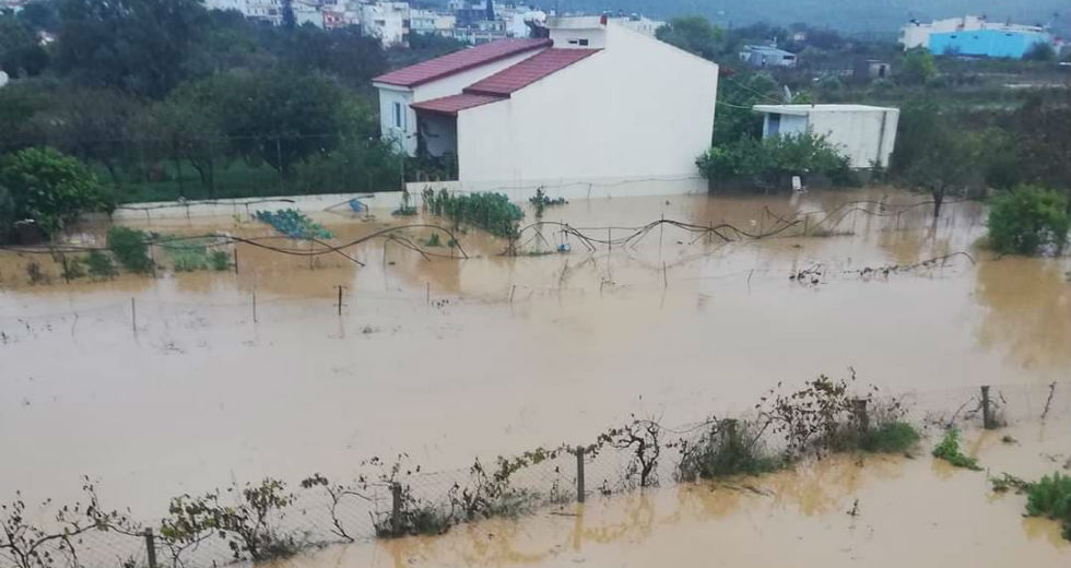 Πλημμύρες σε Λασίθι και Ηράκλειο
