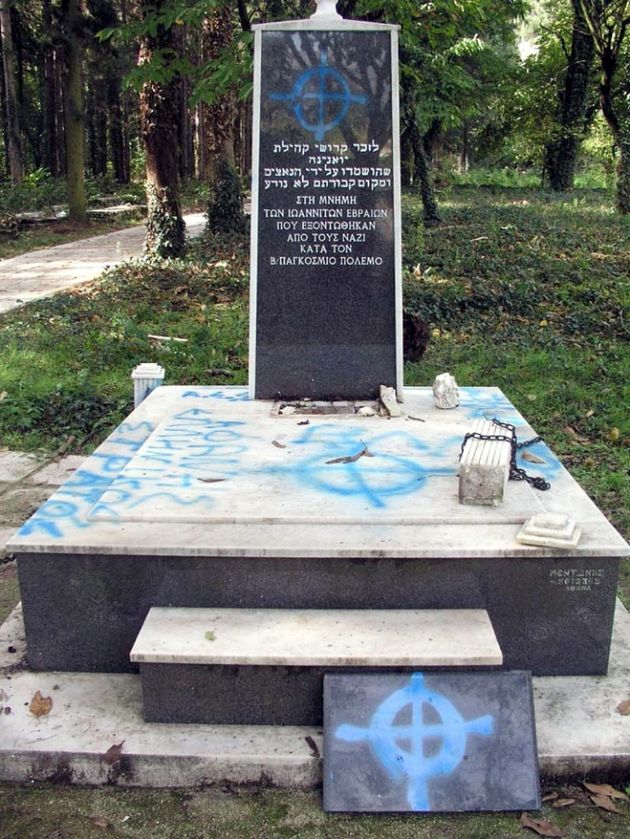 Ναζιστικά σύμβολα πρόδωσαν τους βανδάλους