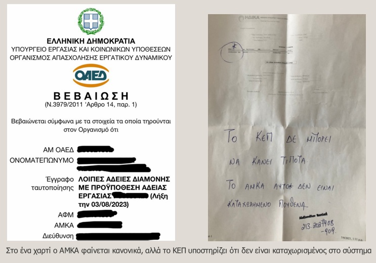 Πρόσφυγες προσπαθούν επί μήνες να εμβολιαστούν