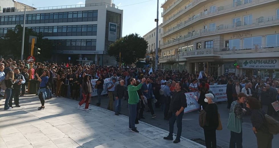 Κρήτη: Απεργιακές διαδηλώσεις κατά της ακρίβειας