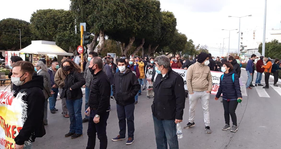 Χανιά: Διαδήλωσαν κατά του νομοσχεδίου και της αστυνομοκρατίας