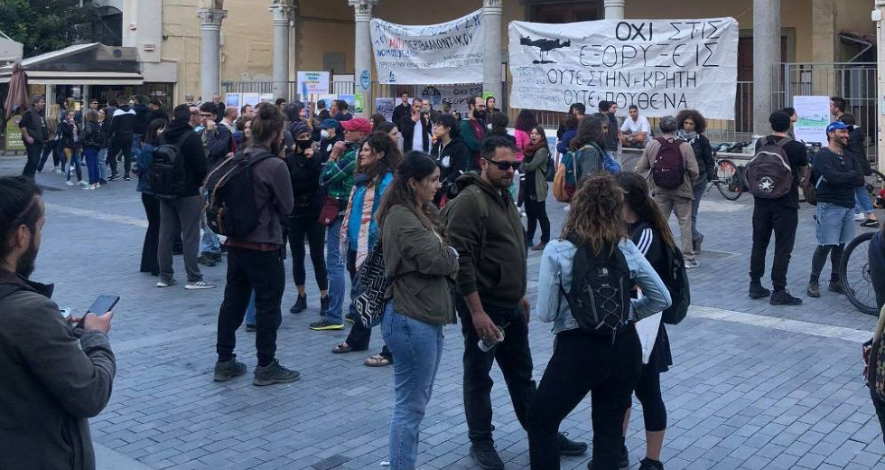 Διαμαρτυρίες στην Κρήτη κατά του περιβαλλοντικού νομοσχεδίου