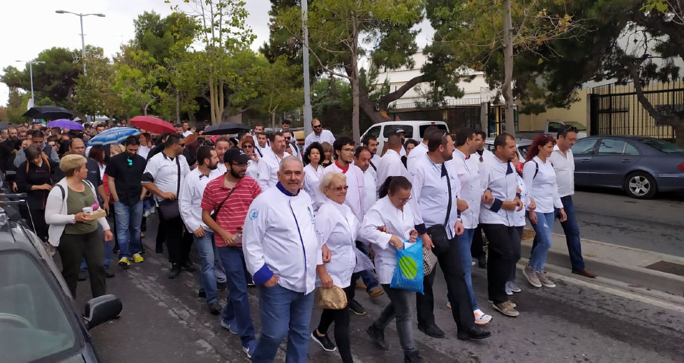Συγκέντρωση διαμαρτυρίας μαγείρων και ζαχαροπλαστών στο Ηράκλειο