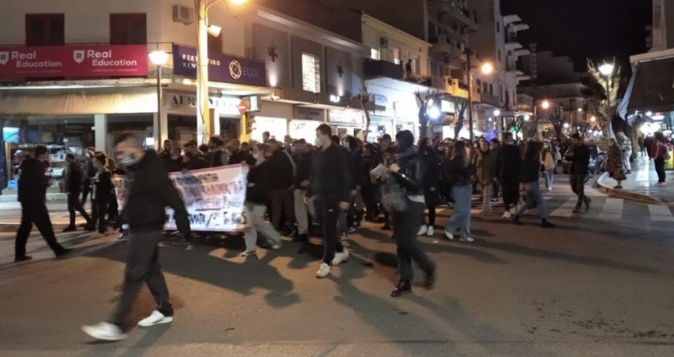 Χανιά: Διαδήλωσαν κατά της αστυνομικής βίας και της καταστολής