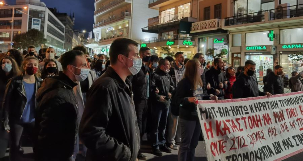 Χανιά: Διαδήλωσαν κατά της αστυνομικής βίας και της καταστολής