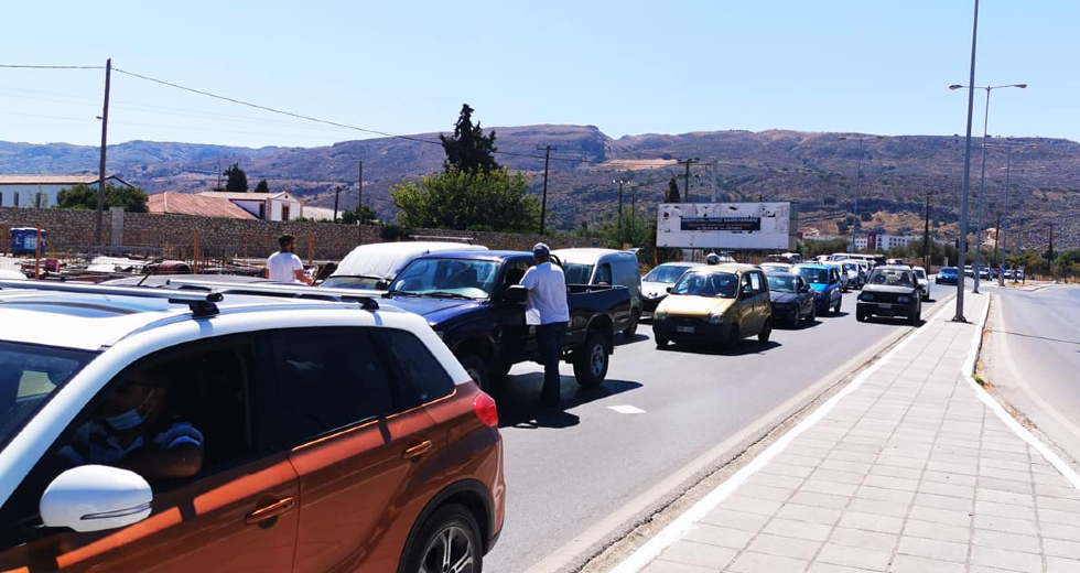 Μηχανοκίνητη διαμαρτυρία στα Χανιά κατά του lockdown