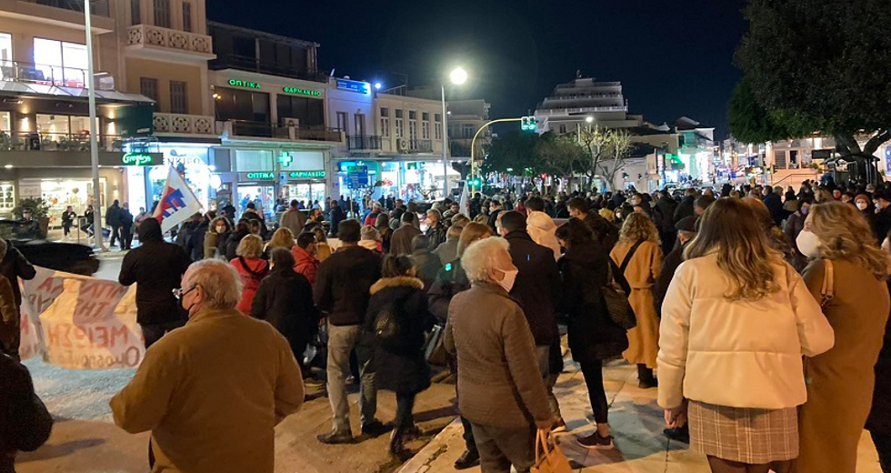 Κρήτη: Διαμαρτυρήθηκαν για την ακρίβεια και την υποβάθμιση του ΕΣΥ