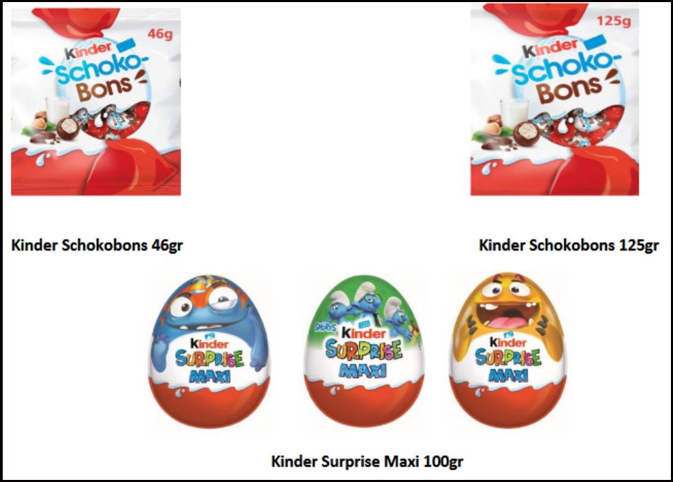 Επεκτείνει ο ΕΦΕΤ την ανάκληση προϊόντων Kinder