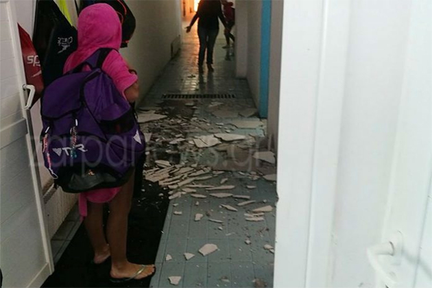Πέφτουν σοβάδες στο Κολυμβητήριο Χανίων