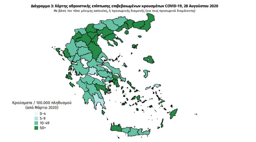 Σταθερά υψηλά τα νούμερα κρουσμάτων και άλλοι πέντε θάνατοι