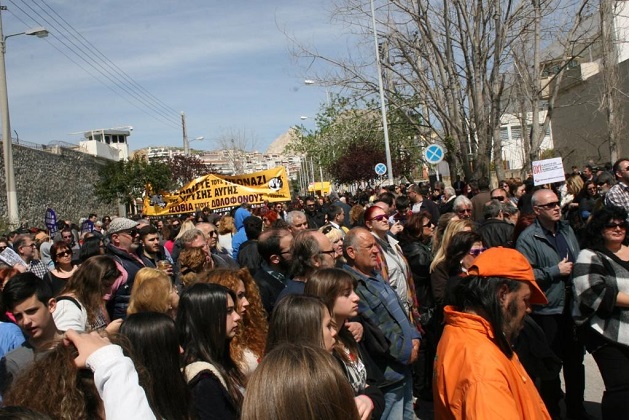 «Όχι» στη διεξαγωγή της δίκης της Χ.Α. στον Κορυδαλλό από κατοίκους